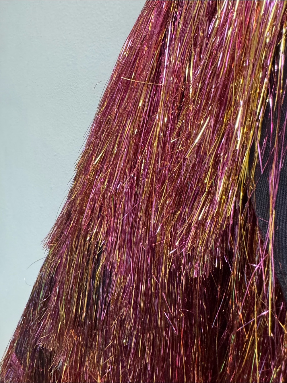 NastyGal *NEW* Metallic Pink Tinsel Fringe Party Jacket - Picture 12 of 15